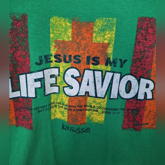 Jesus is my LIFE SAVIOR * Woman Tee Size Medium - Picture 4 of 6